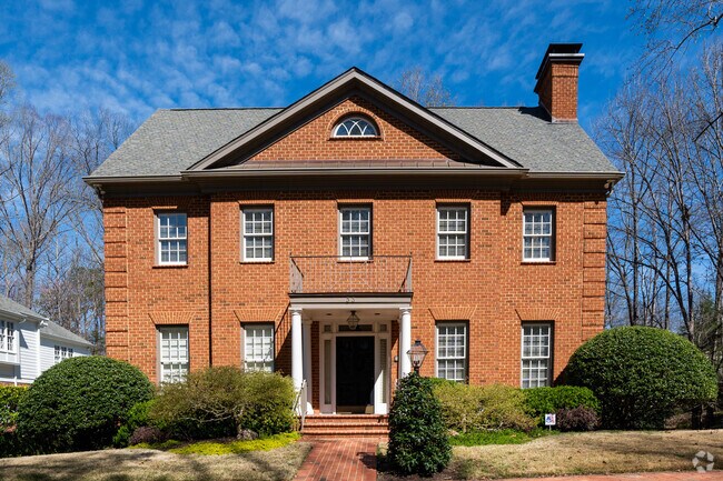Colonial Revival homes are popular in the South Square neighborhood in Durham, NC.
