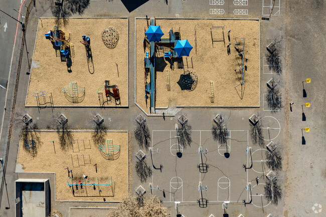 The playground at Atrisco Elementary School.