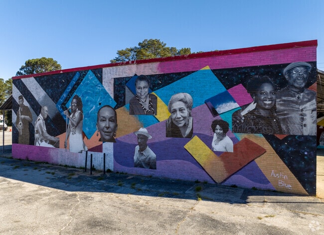 Vibrant murals can be found throughout Southwest Atlanta.