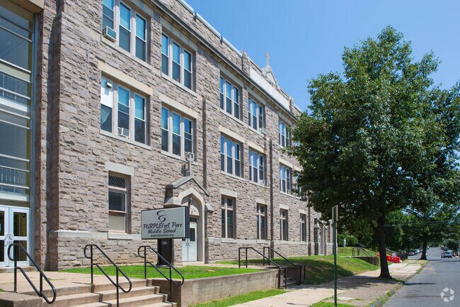 Trenton Stem-To-Civics Charter School is accessible to Parkway Village families.