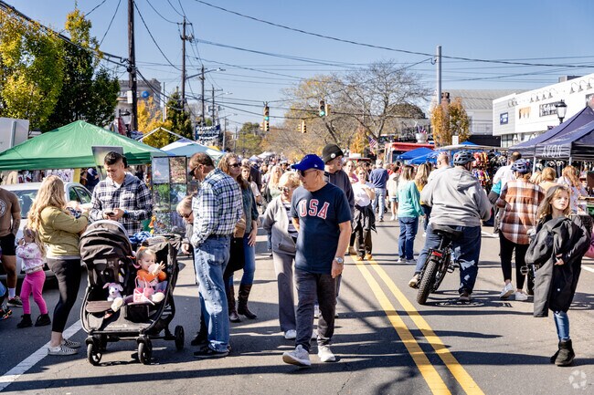 Centereach residents enjoy the Fall Festival.