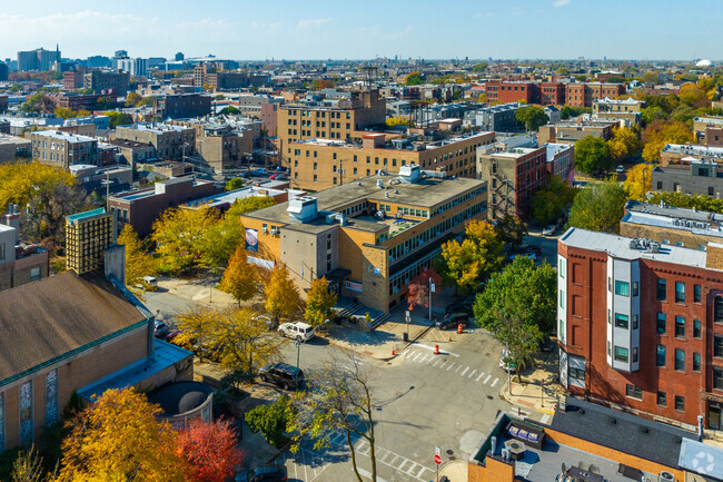 Rauner College Prep has a unique green space that is on the roof.