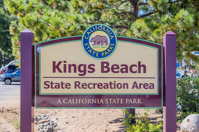 Kings Beach State Park holds the namesake of the surrounding neighborhood.
