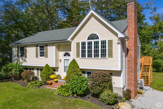 This modern raised ranch home in the Eagleville neighborhood is a mostly hidden gem.