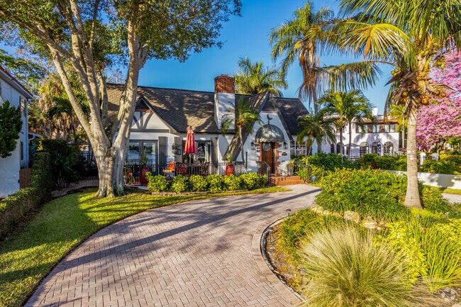 This tudor home adds a classic charm to the Old Northeast neighborhood.