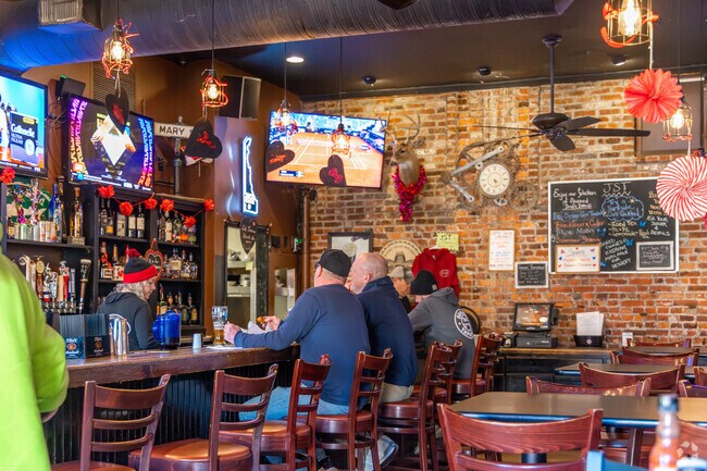 Meet with friends for happy hour at James Street Tavern in Newport.