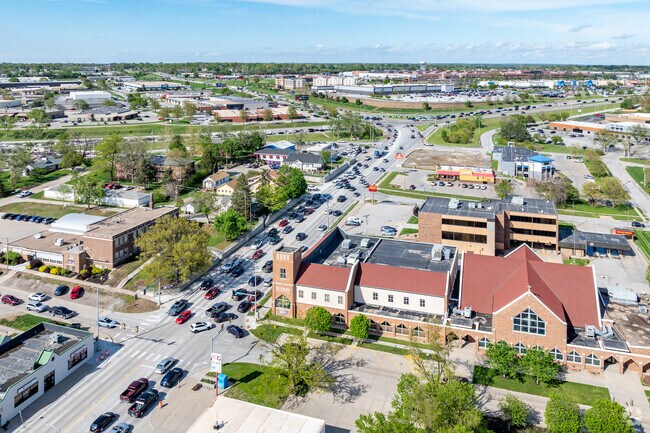 Millard Avenue connects Old Millard East local restaurants and the rest of town.
