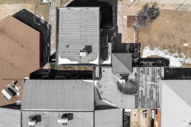 Here is a top down view of Colvin Elementary School.