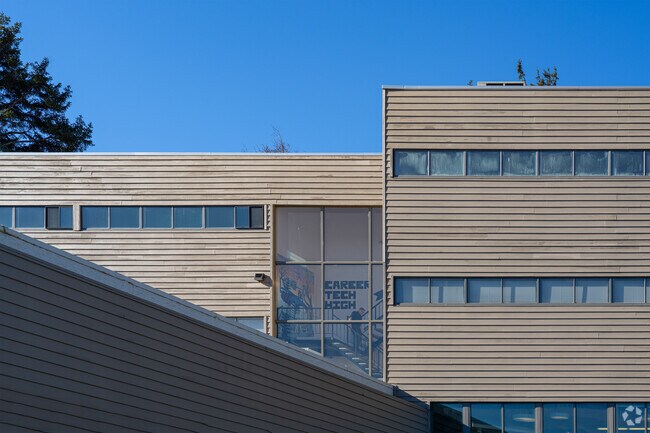 Career Tech is a charter high school focused on career technical education and workplace simulation.