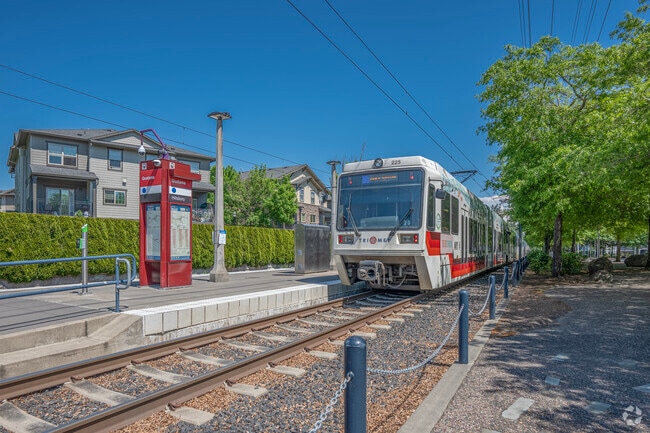 Hop on the light rail to Portland at Quatama Park or commute in Sommerset West-Elmonica South.