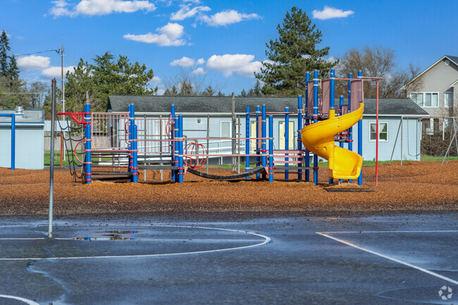 Willagillespie Elementary School has a playground for students to enjoy in Eugene.