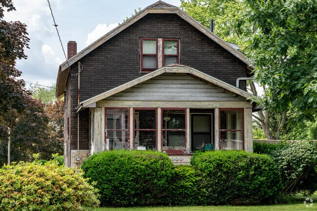 Fixer-upper homes can be found in the Goodyear Heights neighborhood.