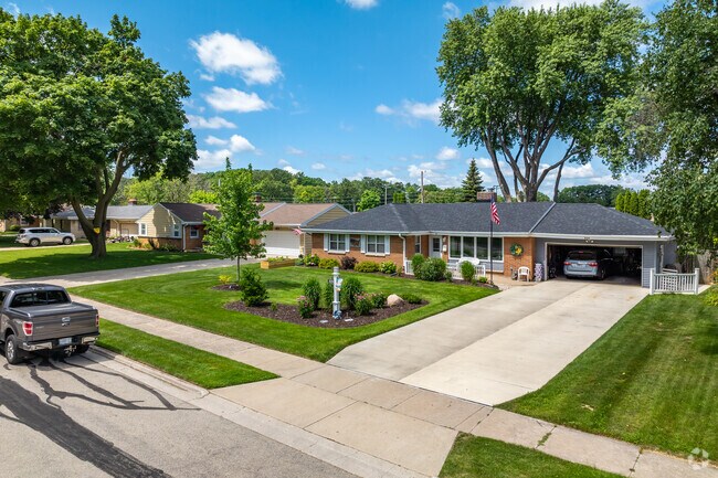 Nicely maintained ranch homes common throughout Colburn.