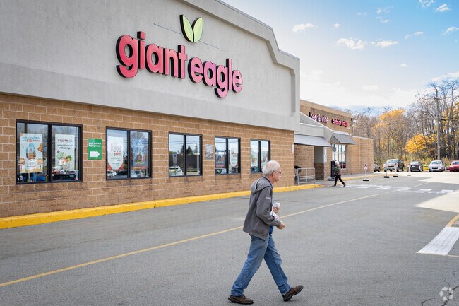 Residents shop for groceries at Giant Eagle in Somerset.