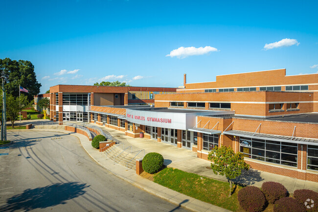 The Howard School has separate campus buildings for high and middle school students to study in.