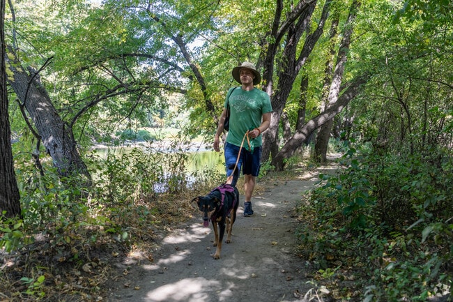 Trails alongside the Big Sioux River offer a secluded adventure hidden from city life.