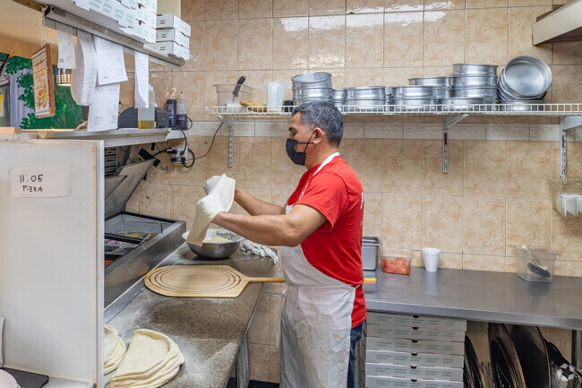 Pizza & Grill in Goldenridge is a favorite of locals for their freshly made pies.