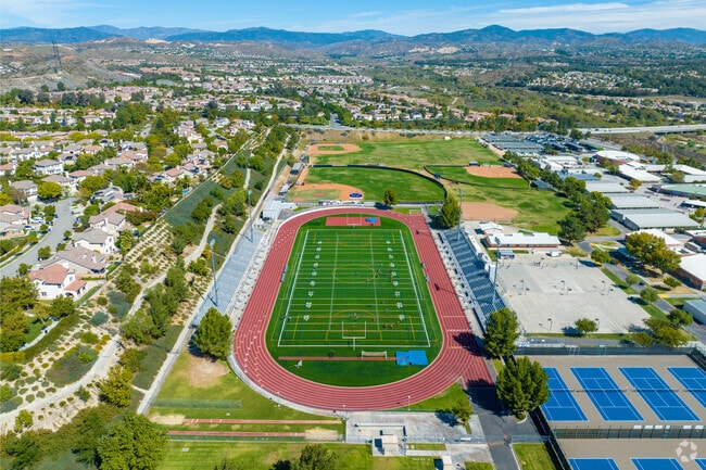 Your kids might attend Valencia High school, close to the Val Verde neighborhood.