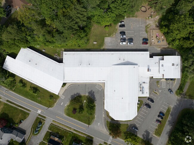An overhead view of Stearns in Pittsfield, MA.