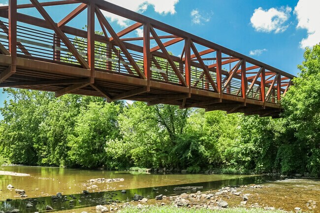 The Roanoke River flows through the heart of Wasena.