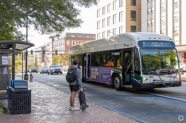 Getting around town is very easy thanks to the Athens transit bus system in Baxter.