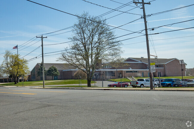 Westhampton Beach elementary school is right across from the middle school in West Hampton.
