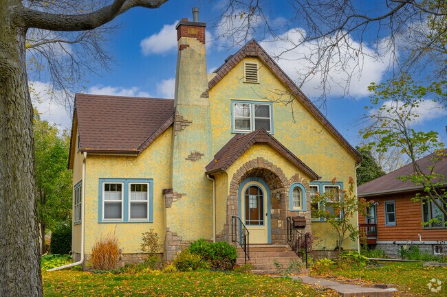 Tudor-style cottages showcase classic design elements.