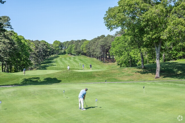 Golfers can work on their short game at Hyannis Golf Course.