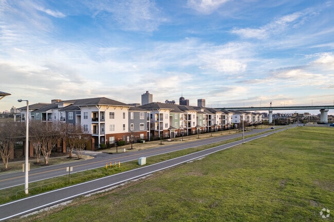 Apartments on Mud Island, Memphis, Tennessee.