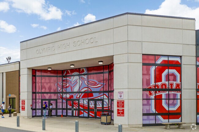 Olympic High School has lots of school pride.