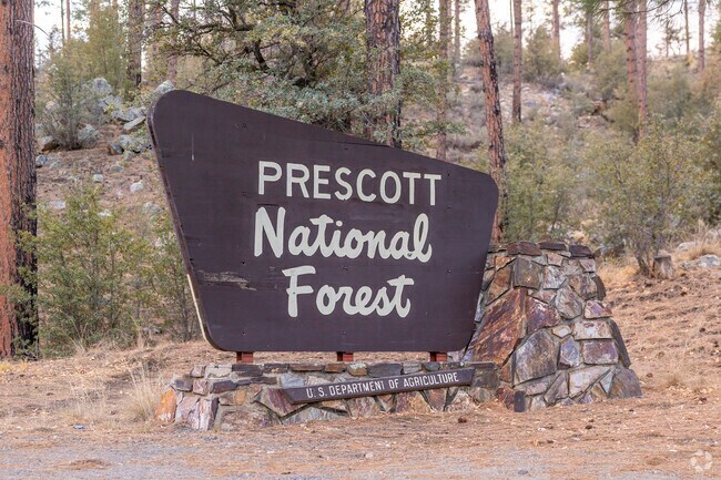 Head north from Yarnell to Prescott National Forest where you can hike, bike, and more.