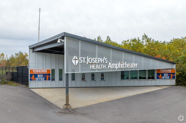 Live music and events can be attended at the St. Joseph's Health amphitheater in Geddes.