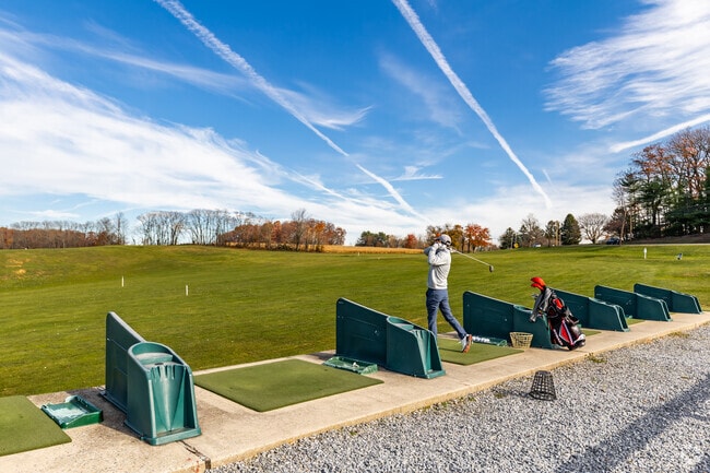 Valley Springs Golf in Libertytown is a self-serving driving range with stunning views.