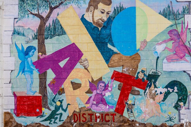 Lawrence Township is an artsy community filled with galleries and shops.