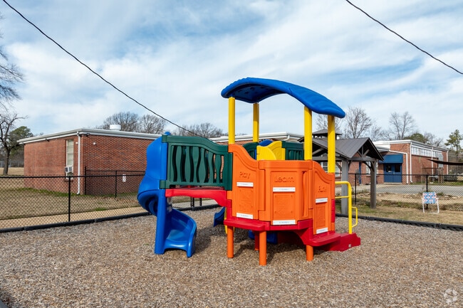 Kids imaginations can soar on the playground at Memphis Junior Academy.