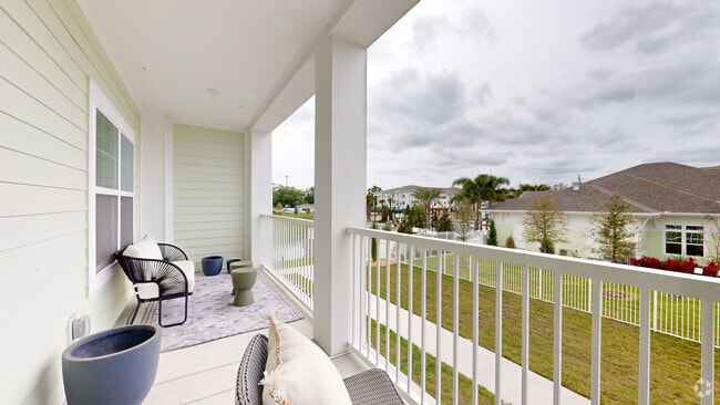 1BR, 1BA - 788SF - Lanai