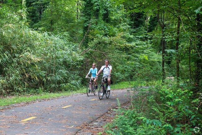 Enjoy a bike ride along the Ellerbee Creek Trail in the nearby Northgate Park neighborhood.