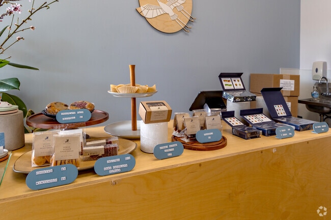 Locals can enjoy handmade artisanal chocolates at Deux Cranes in De Voss-Leigh.