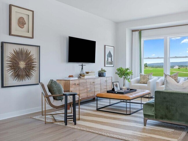 Perfect hang out space for watching the Saturday game or hosting family.