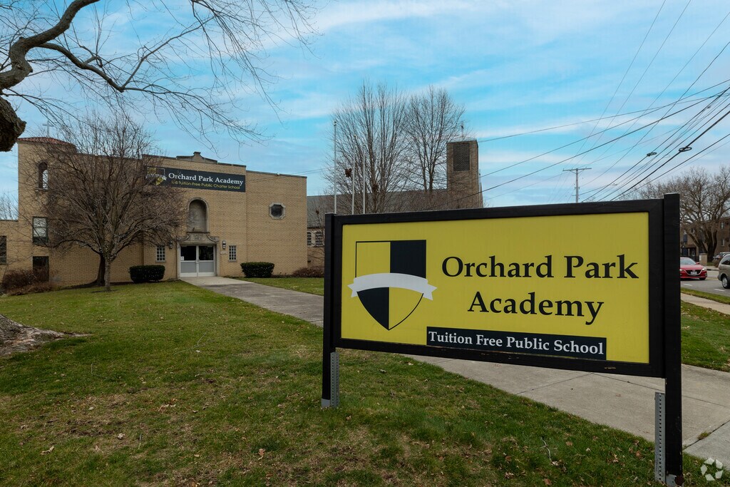 Orchard Park Academy stands poised, ready to shape the futures of eager minds.