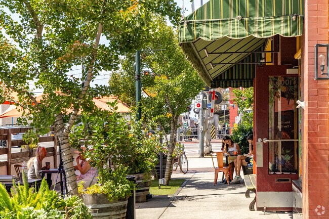 Mission Ave offers plenty of shopping for locals of San Rafael Flats.