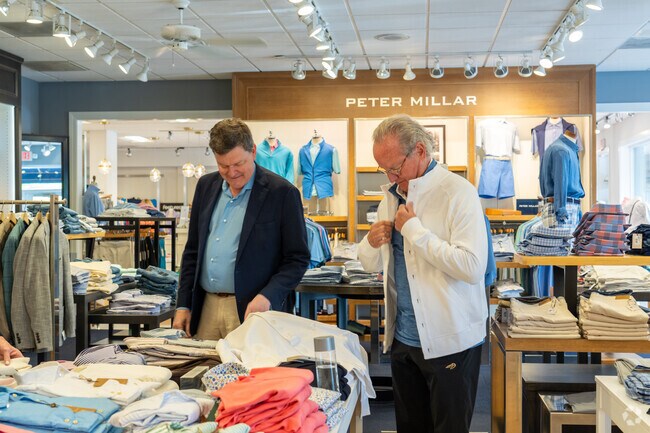 Meet with the knowledgable staff at Mister Guy Men's clothes store.