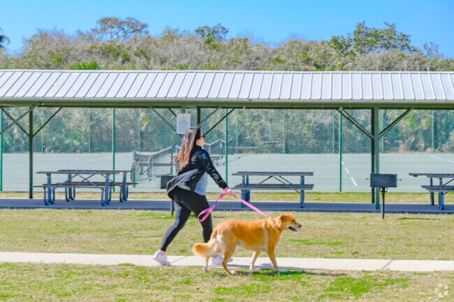 Ormond by the Sea offers plenty of open space to take a walk with furry friends.