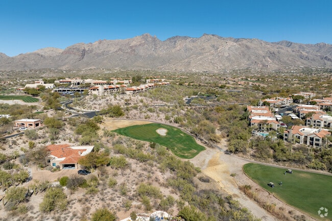 A mix of homes, condos, and multi-family units surround The Westin La Paloma in the Catalina Foothills.