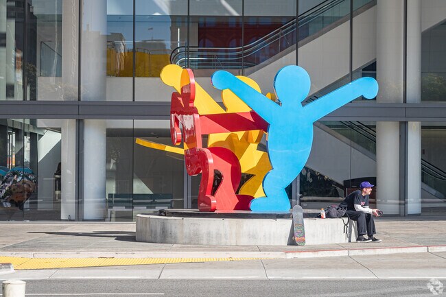 The Moscone Center has public art scattered across its Yerba Buena location.