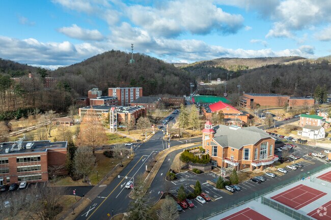 Lock Haven Univesity's campus makes up the northwest portion of the city.
