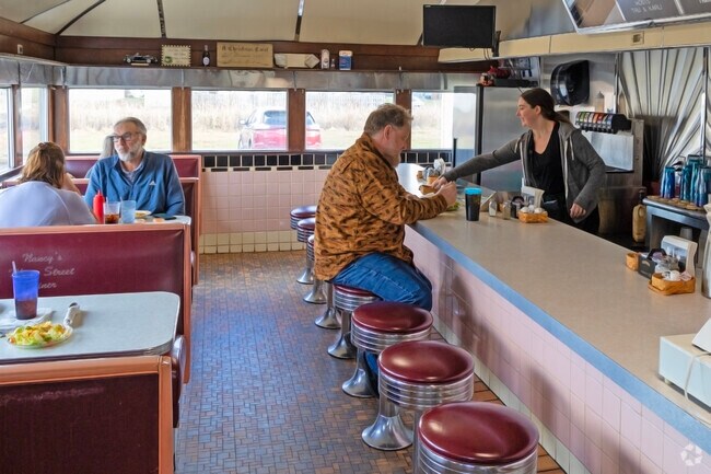 Locals are served up tasty food at Nancy’s Main Street Diner.