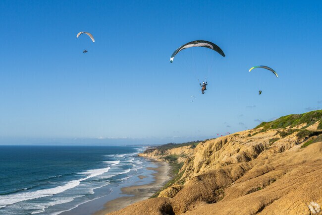 Watch the gliders fly around the coast in La Jolla Farms.