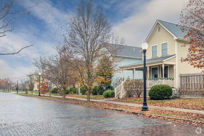 Wright-Dunbar is graced with brick-laid streets.