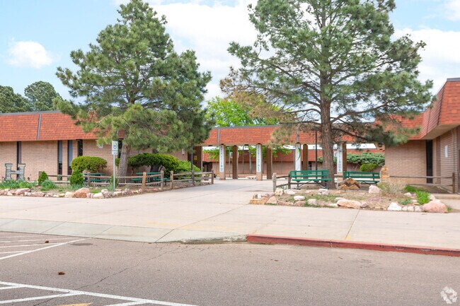Holmes Middle School is located on the north side of The Mesa neighborhood.